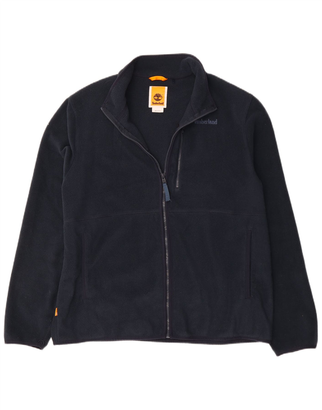 Timberland Mens Liner Fleece Jacket UK 44 2XL Navy Blue Polyester