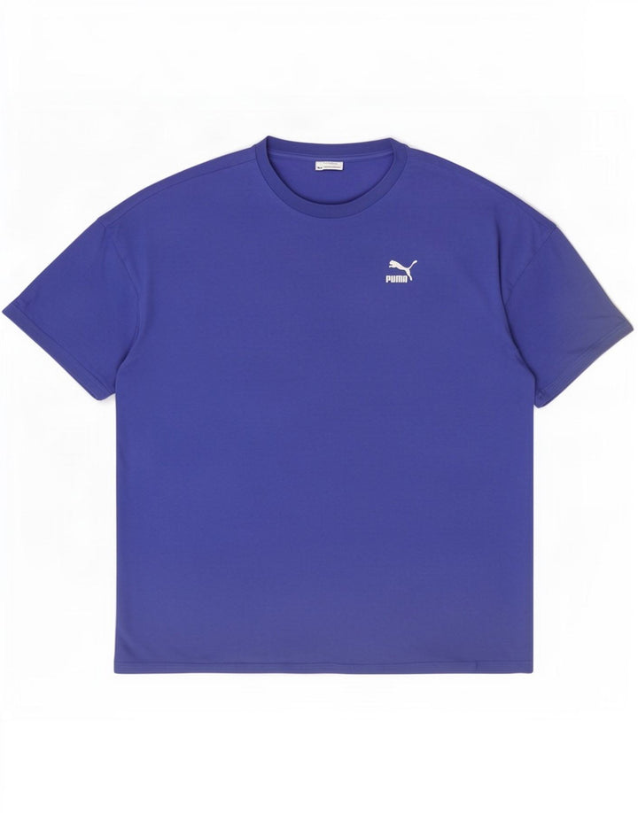 Puma Mens T-Shirt Top Large Blue