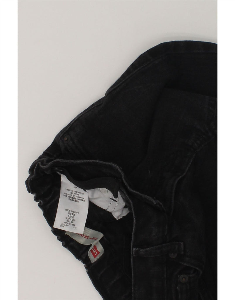 LEVI'S Boys 510 Skinny Jeans 7-8 Years W24 L22  Black Cotton | Vintage Levi's | Thrift | Second-Hand Levi's | Used Clothing | Messina Hembry 