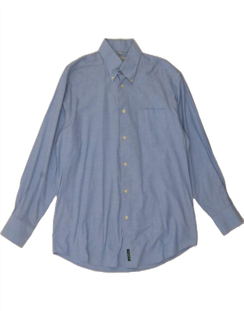 BEN SHERMAN Mens Shirt Large Blue Cotton Vintage Ben Sherman and Second-Hand Ben Sherman from Messina Hembry 