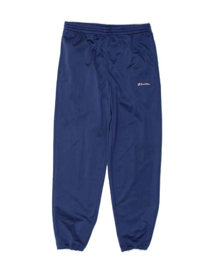 LOTTO Womens Tracksuit Trousers Joggers UK 10 Small Navy Blue Polyester Vintage Lotto and Second-Hand Lotto from Messina Hembry 