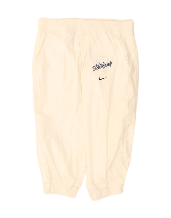 Nike Boys Graphic Capri Tracksuit Trousers Joggers 13-14 Years XL White