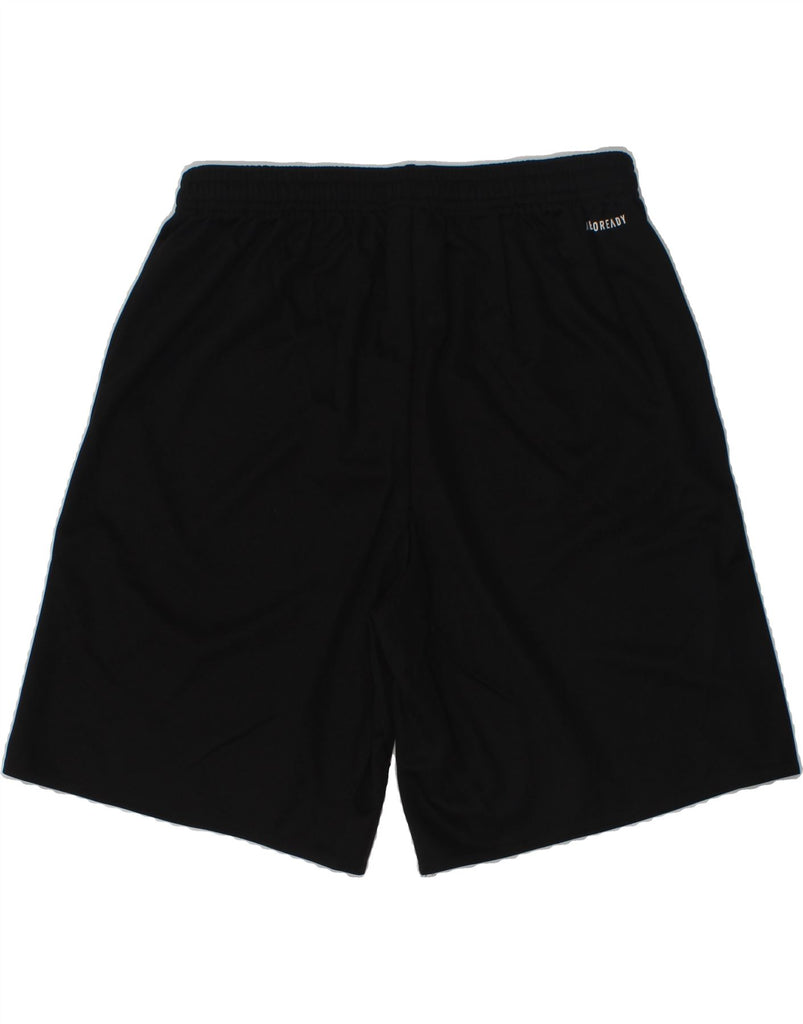 ADIDAS Boys Sport Shorts 13-14 Years Black Polyester | Vintage Adidas | Thrift | Second-Hand Adidas | Used Clothing | Messina Hembry 