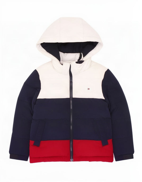 Tommy Hilfiger Boys Padded Jacket 3-4 Years Multicoloured Colourblock