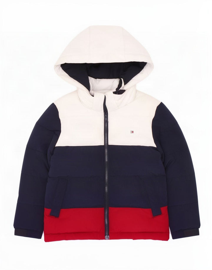 Tommy Hilfiger Boys Padded Jacket 3-4 Years Multicoloured Colourblock