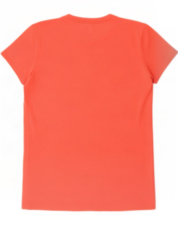 Under Armour Mens Heat Gear Graphic T-Shirt Top Small Orange Cotton