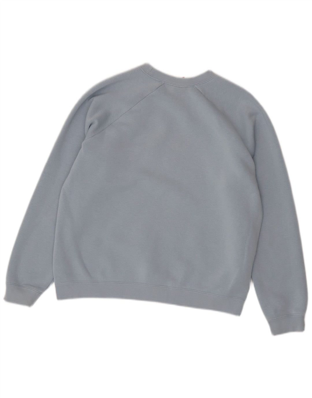 NIKE Womens Loose Fit Sweatshirt Jumper UK 14 Medium Blue Cotton