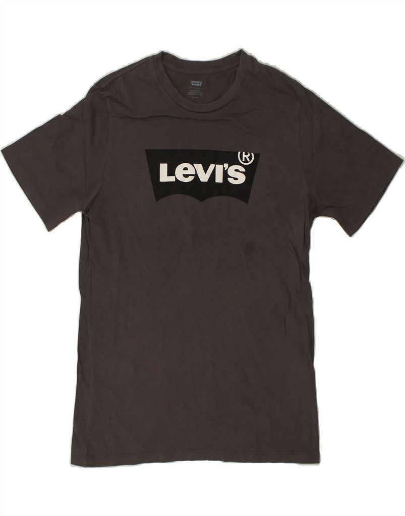 LEVI'S Mens Graphic T-Shirt Top Small Grey Cotton | Vintage Levi's | Thrift | Second-Hand Levi's | Used Clothing | Messina Hembry 