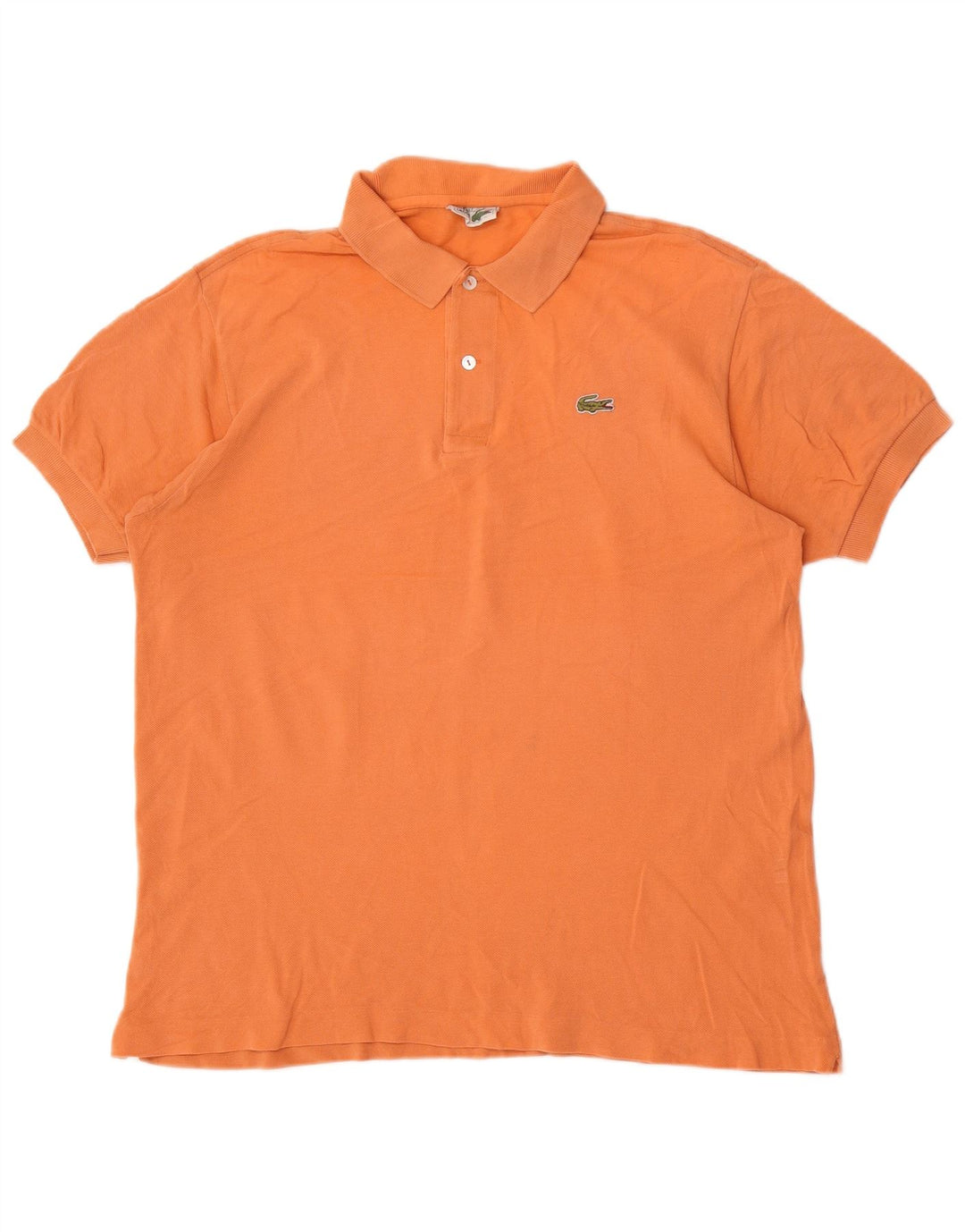 Lacoste Mens Polo Shirt Size 6 XL Orange