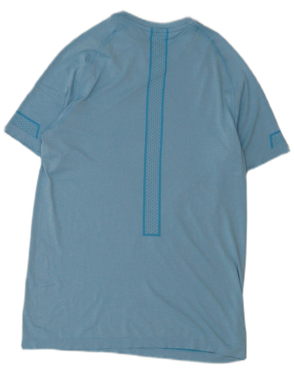 Puma Mens T-Shirt Top Medium Blue Polyester