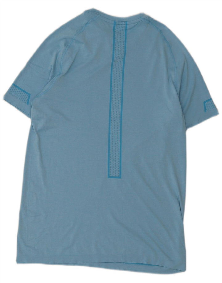Puma Mens T-Shirt Top Medium Blue Polyester