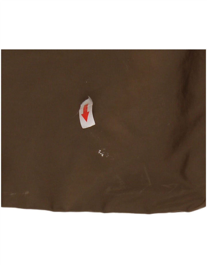 Superdry Womens Hooded Rain Jacket UK 14 Large Khaki Polyester
