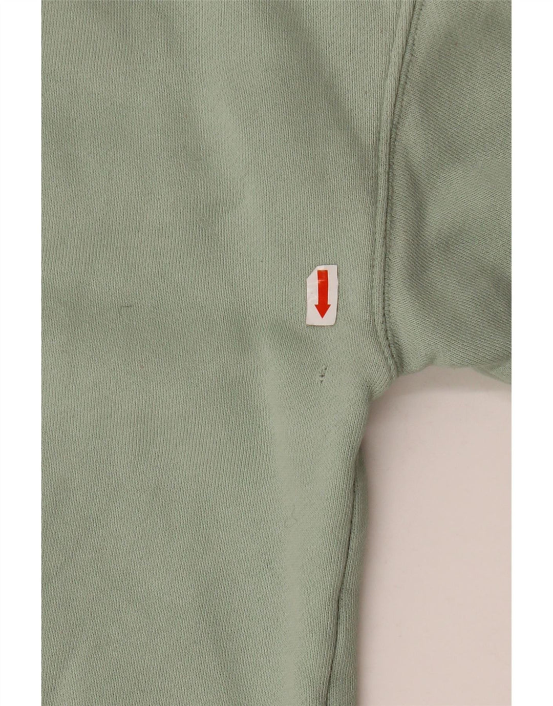 ADIDAS Womens Crop Oversized Hoodie Jumper UK 8 Small Green Cotton