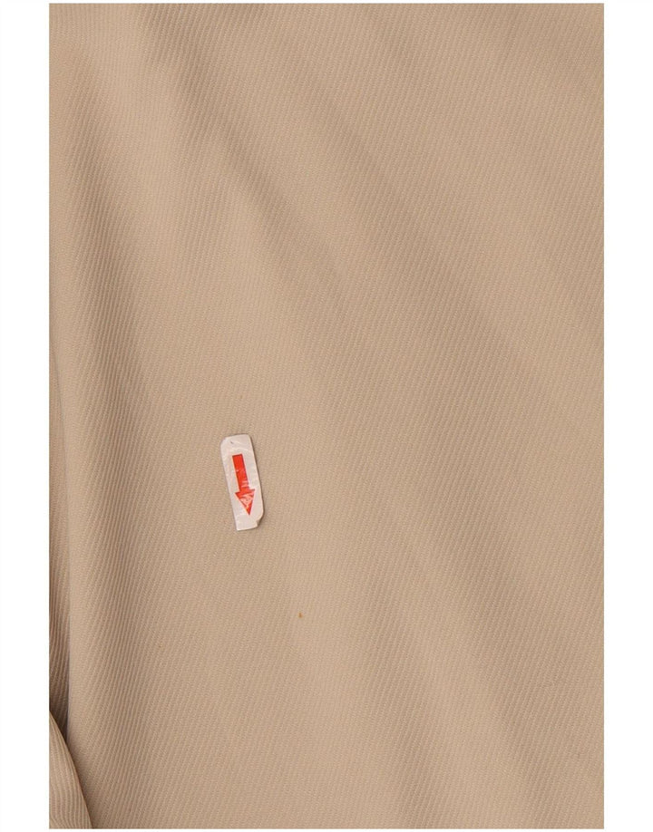 Lotto Womens Oversized Tracksuit Top Jacket UK 10 Small Beige