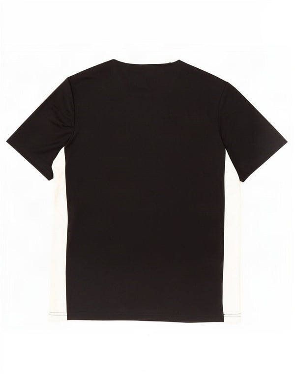 Adidas Mens Aeroready T-Shirt Top Small Black Colourblock Polyester