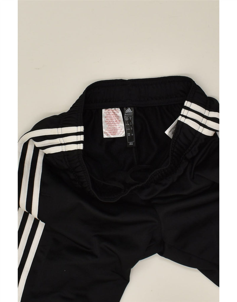 ADIDAS Boys Tracksuit Trousers Joggers 11-12 Years Black Polyester | Vintage Adidas | Thrift | Second-Hand Adidas | Used Clothing | Messina Hembry 