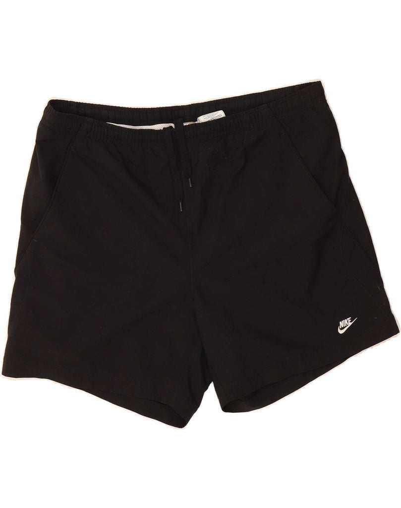 NIKE Mens Sport Shorts Large  Black Polyester Vintage Nike and Second-Hand Nike from Messina Hembry 