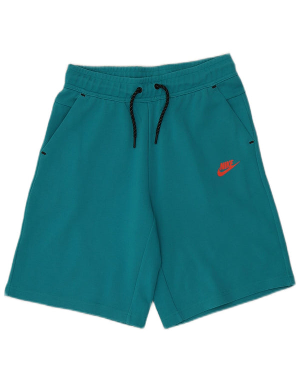 Nike Boys Sport Shorts 13-14 Years XL Blue Cotton