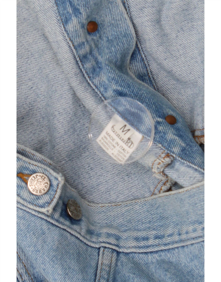 CHARRO Mens Denim Jacket UK 38 Medium Blue Cotton