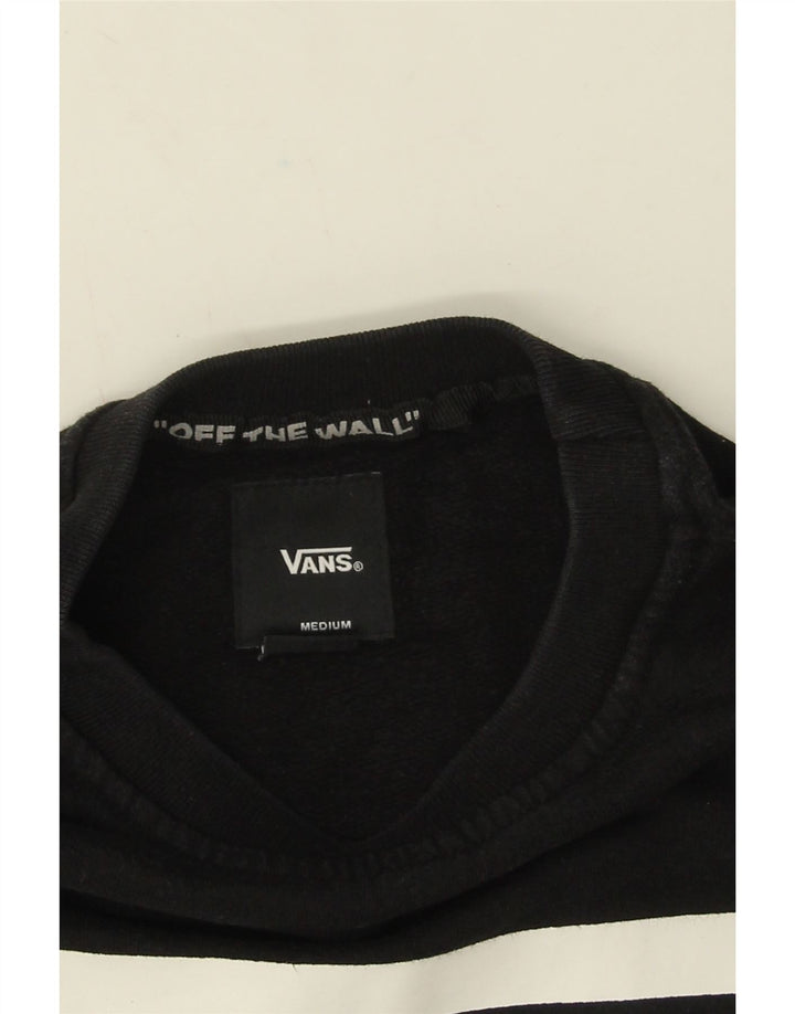 Vans Mens Graphic Sweatshirt Jumper Medium Black Cotton