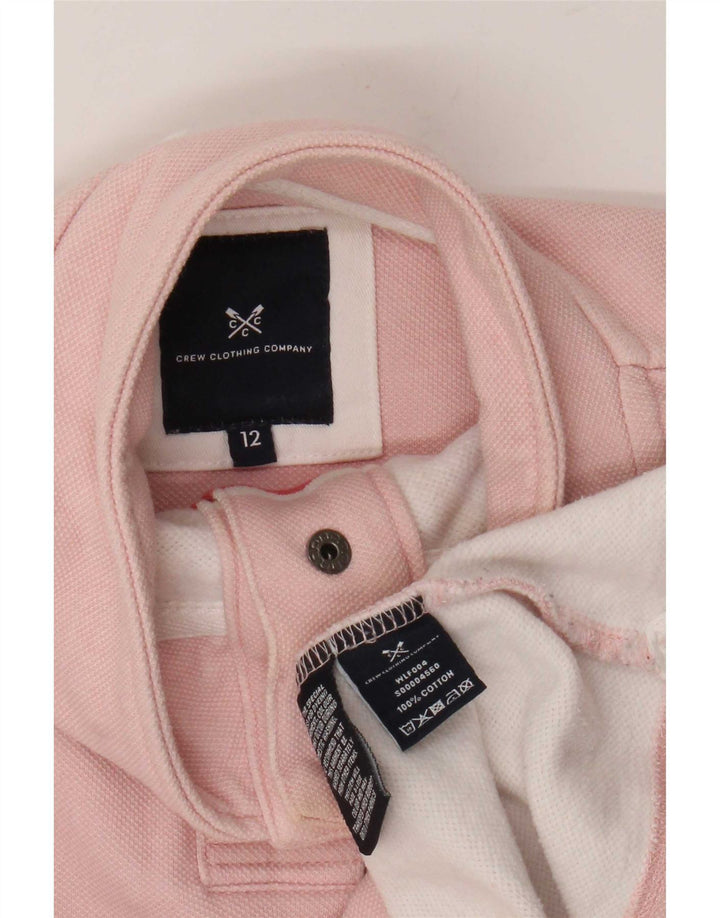 Crew Clothing Womens Sweatshirt Jumper UK 12 Medium Pink Striped