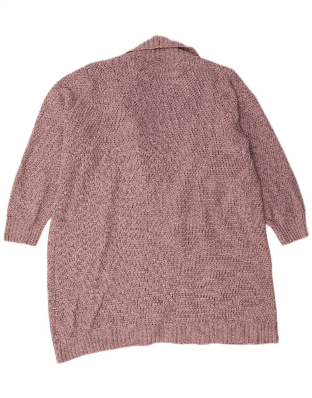 Autograph  Womens Open Cardigan Sweater UK 18 XL Pink Polyester