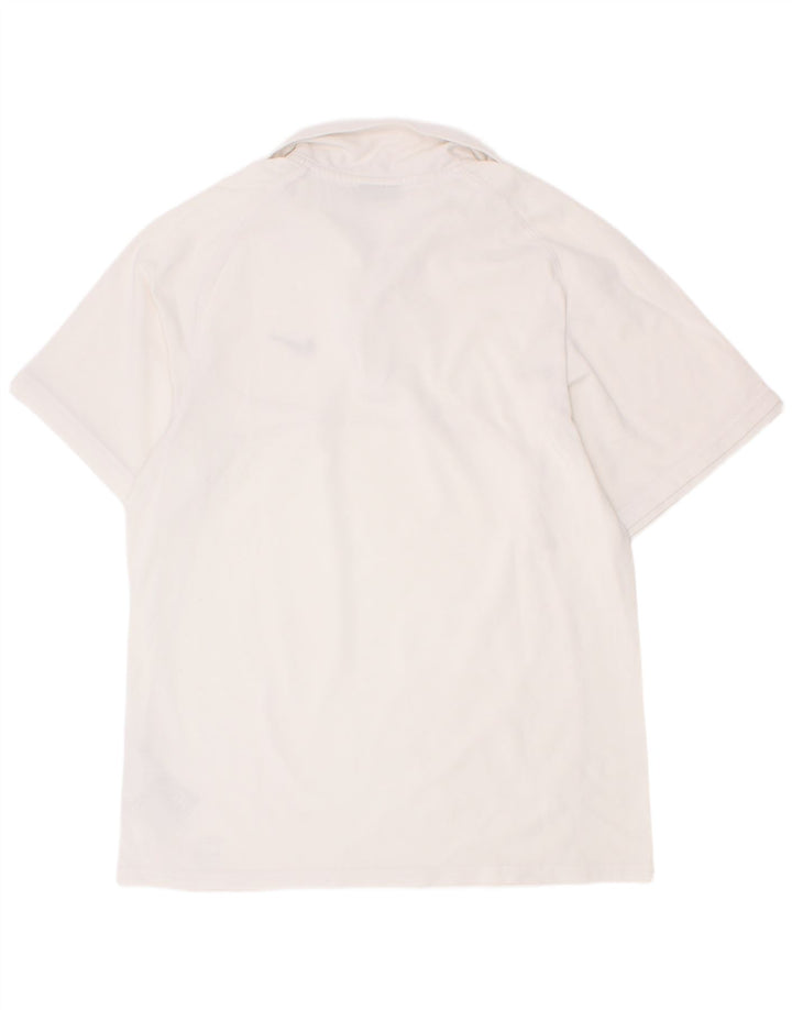 Nike Boys Polo Shirt 10-11 Years Medium White Cotton