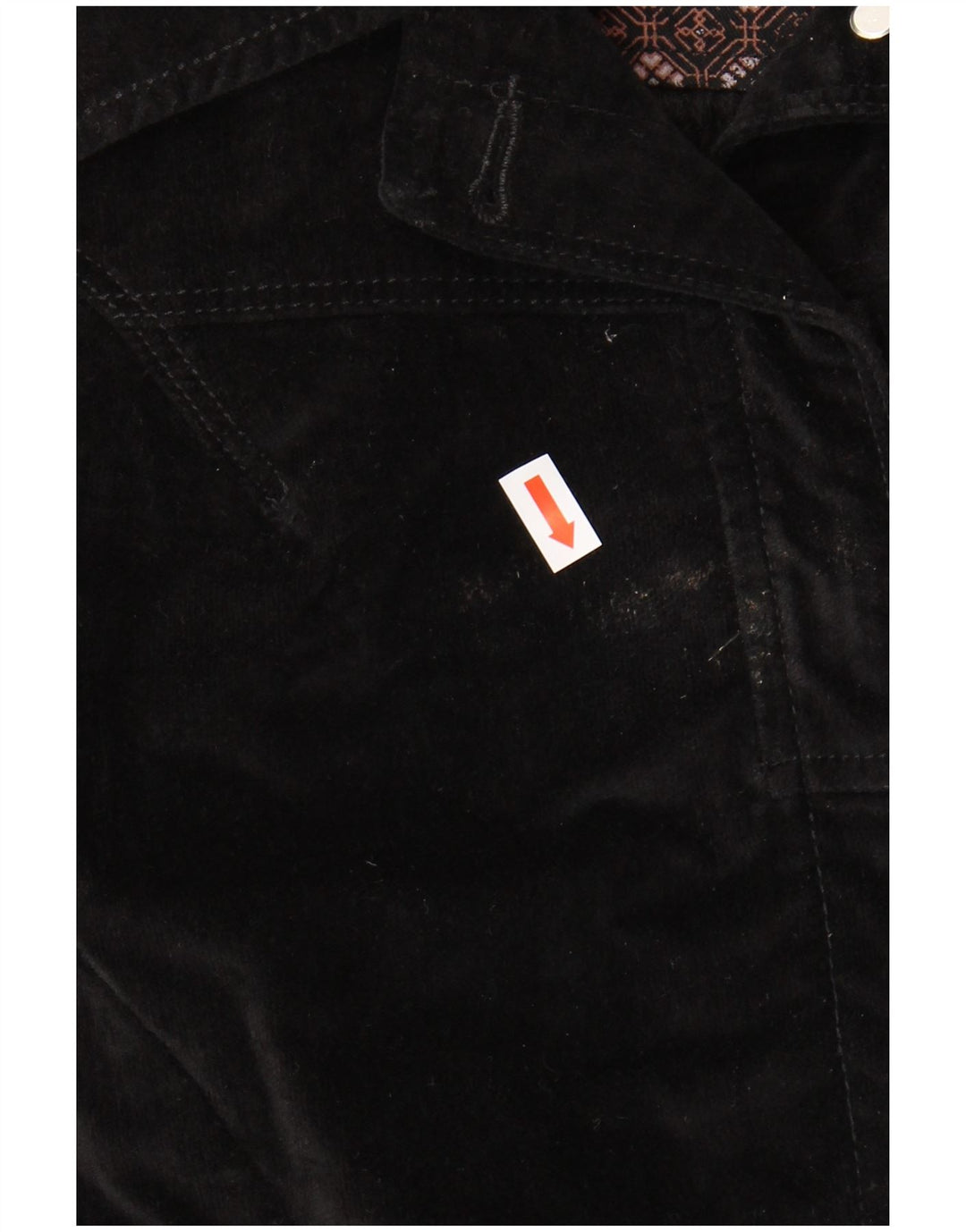 LEE Girls Velvet Utility Jacket 13-14 Years Black Cotton