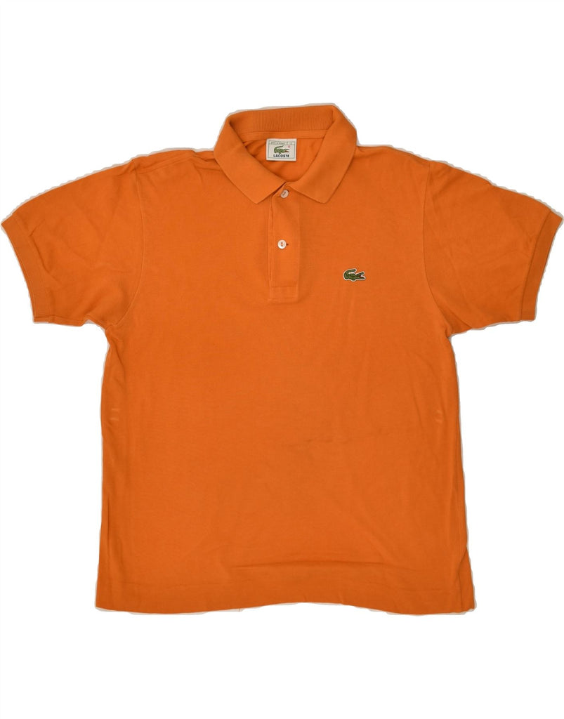 LACOSTE Mens Polo Shirt Size 3 Small Orange Cotton | Vintage Lacoste | Thrift | Second-Hand Lacoste | Used Clothing | Messina Hembry 