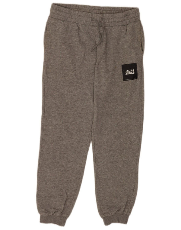 Jack & Jones Mens Tracksuit Trousers Joggers Medium Grey Flecked Cotton