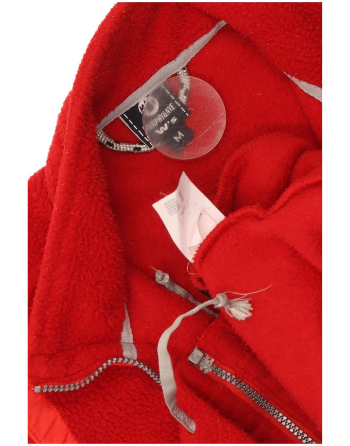 Murphy & Nye Womens Fleece Gilet UK 14 Medium Red Polyester