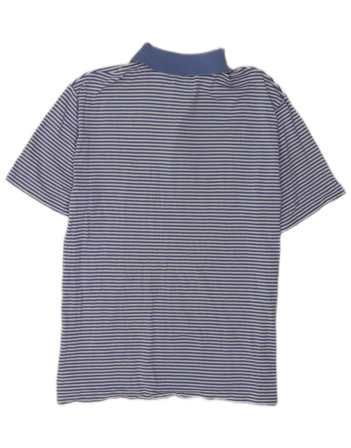 Polo Ralph Lauren Mens Shirt Medium Blue Pinstripe