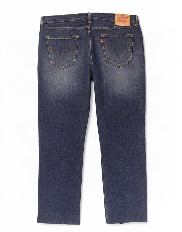 Levi's Mens 751 Straight Jeans W42 L28 Blue Cotton