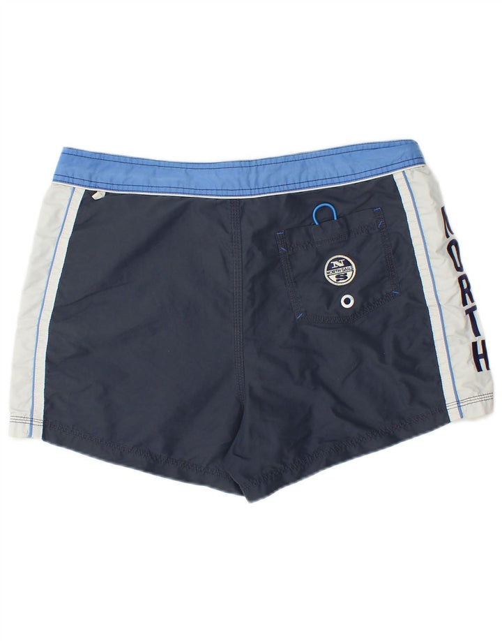 North Sails Mens Swimming Shorts Medium Blue Colourblock Polyamide