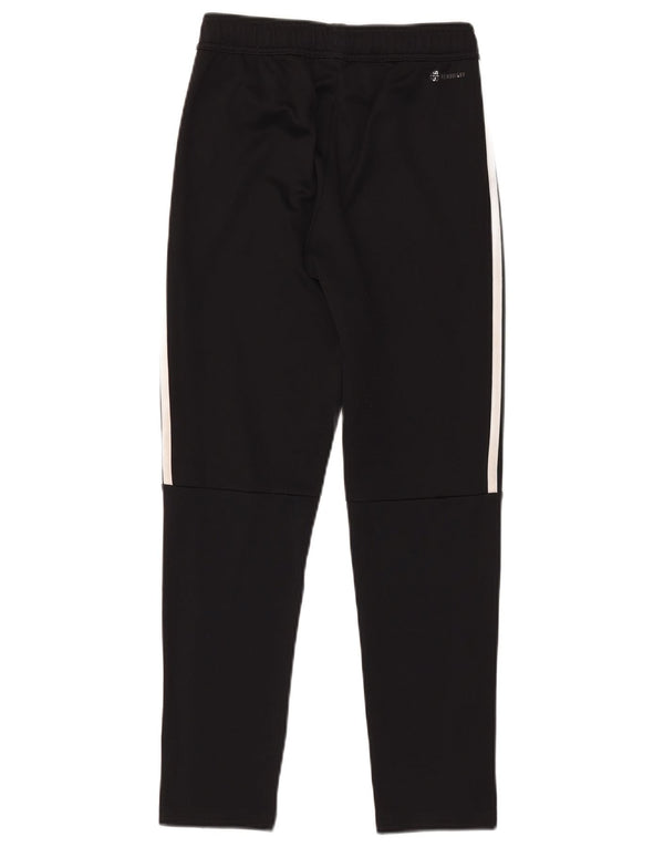 Adidas Boys Aeroready Tracksuit Trousers 11-12 Years Black Polyester