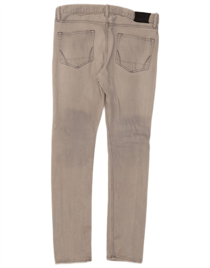 All Saints Mens Cigarette Skinny Jeans W35 L31 Grey
