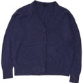 Cos Womens Cardigan Sweater UK 14 Medium Navy Blue Wool