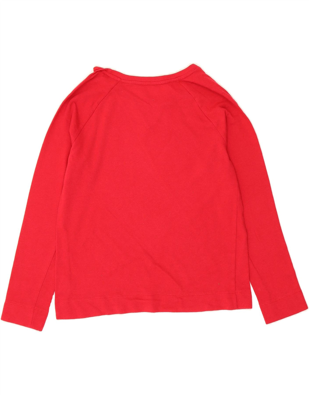 TOMMY HILFIGER Womens Sweatshirt Jumper UK 14 Medium Red Cotton Vintage Tommy Hilfiger and Second-Hand Tommy Hilfiger from Messina Hembry 