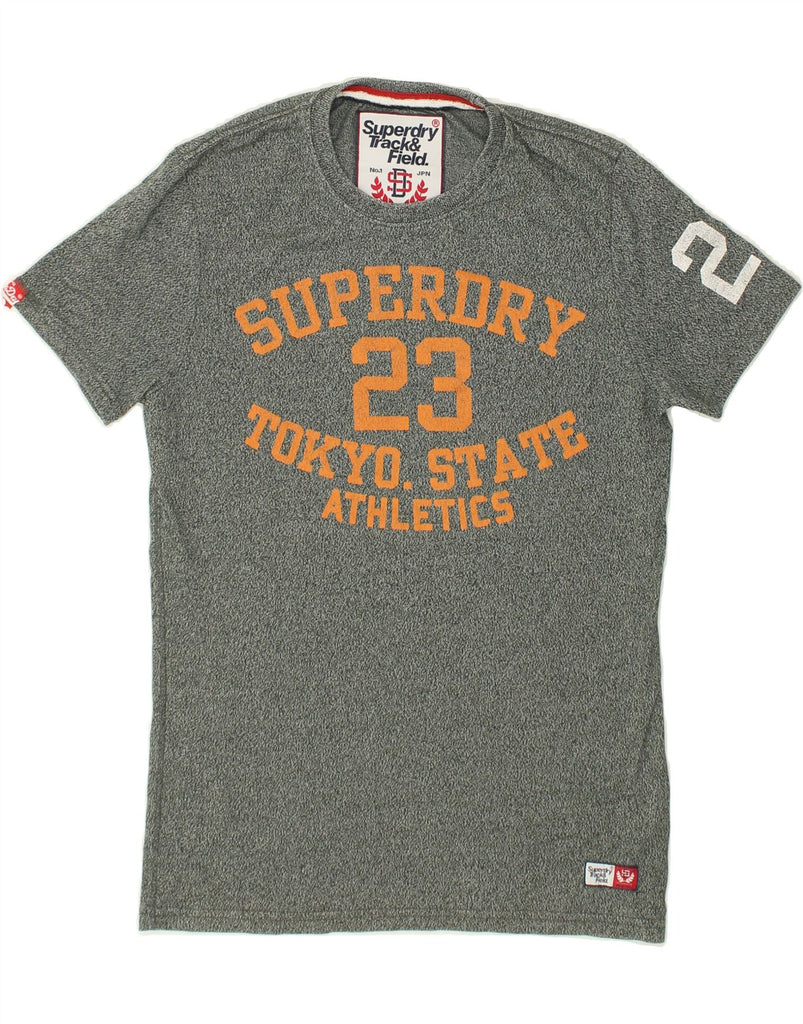 SUPERDRY Mens Graphic T-Shirt Top Small Grey Cotton | Vintage Superdry | Thrift | Second-Hand Superdry | Used Clothing | Messina Hembry 