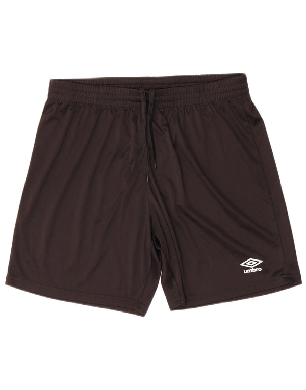 Umbro Mens Sport Shorts XL Black Polyester