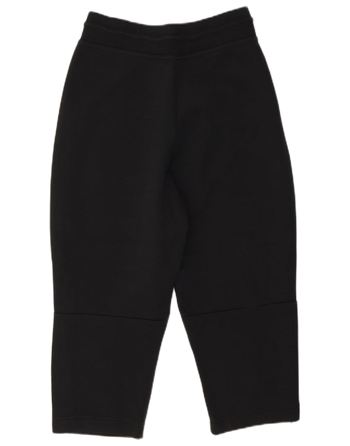 Nike Mens Capri Tracksuit Trousers Small Black Colourblock Cotton