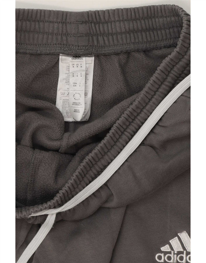 Adidas Mens Tracksuit Trousers Joggers Medium Grey Cotton