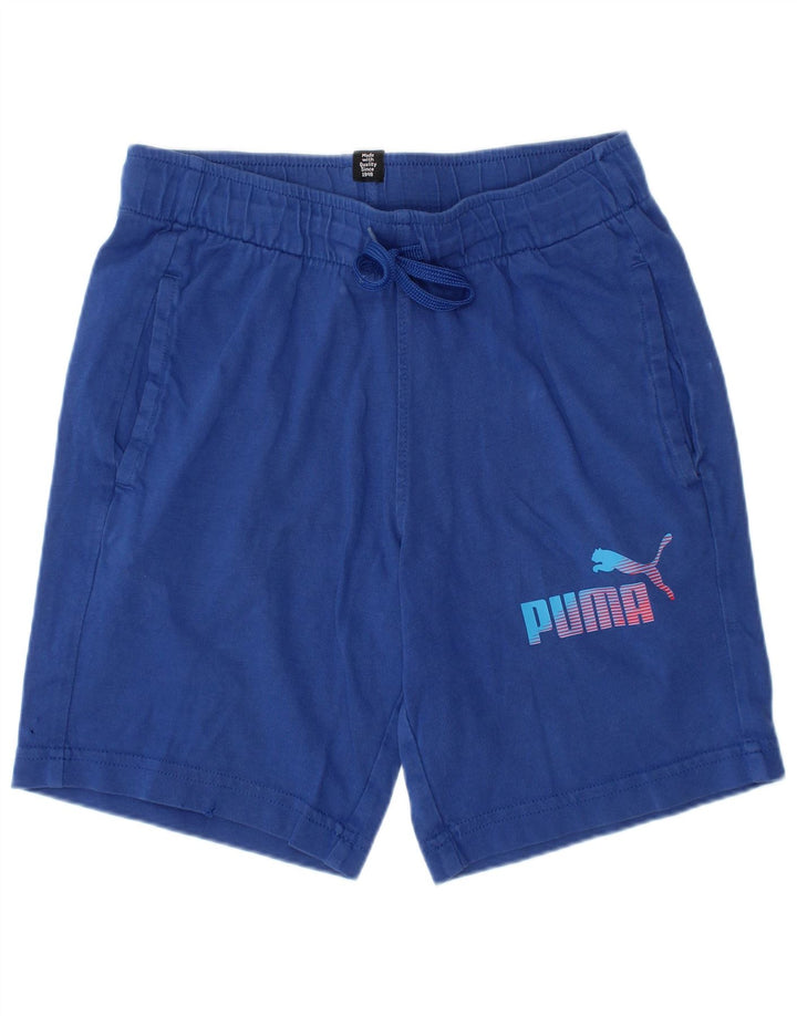 PUMA Boys Sport Shorts 7-8 Years Blue