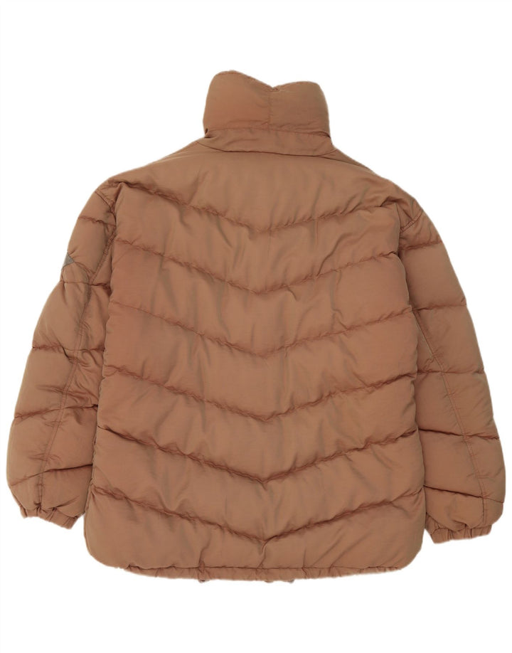 Lotto Womens Padded Jacket UK 16 Large Brown