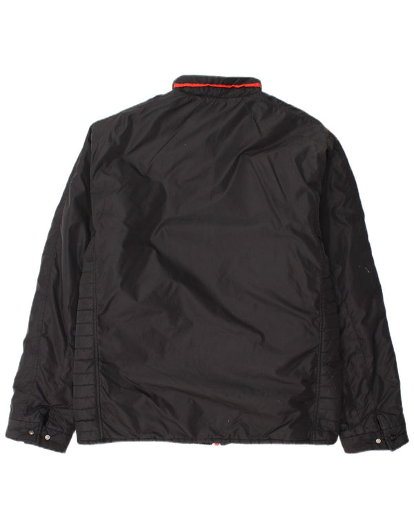 PUMA Mens Padded Jacket UK 38 Medium Black Colourblock