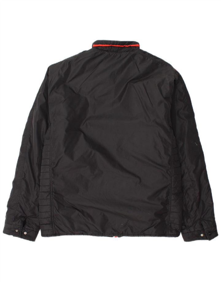 PUMA Mens Padded Jacket UK 38 Medium Black Colourblock