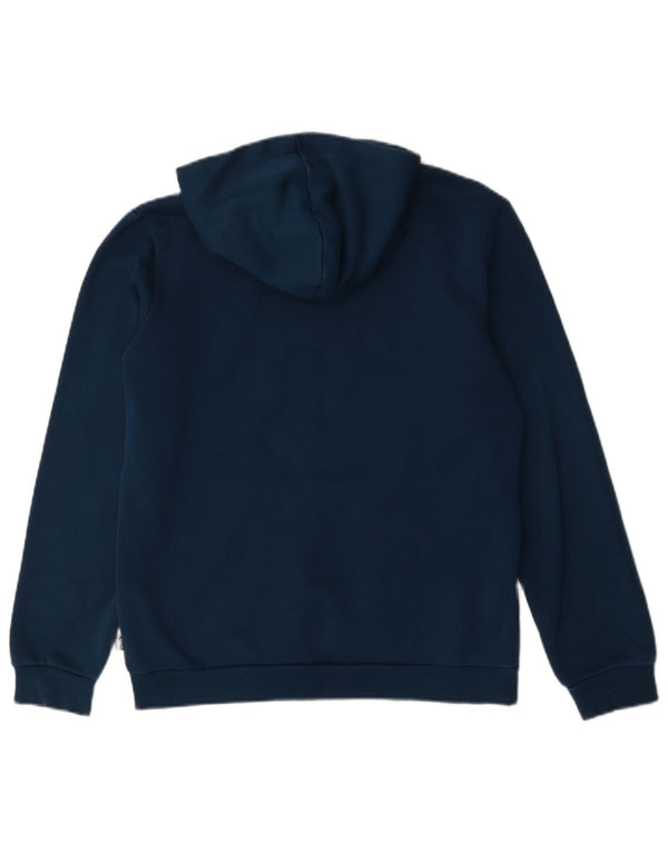 Puma Boys Graphic Hoodie Jumper 15-16 Years  Navy Blue Cotton