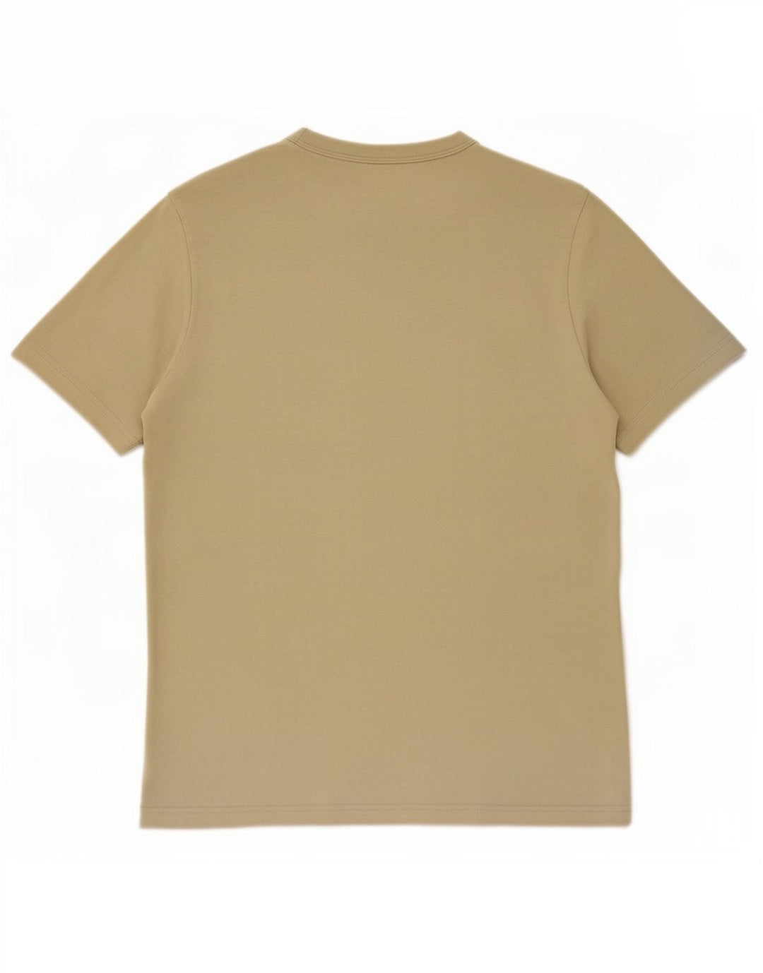 Zara Mens T-Shirt Top Medium Beige Cotton