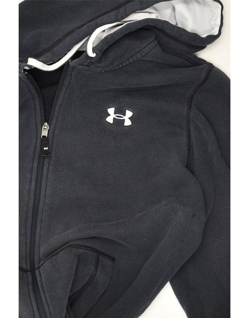 UNDER ARMOUR Mens Zip Hoodie Sweater Medium Grey | Vintage Under Armour | Thrift | Second-Hand Under Armour | Used Clothing | Messina Hembry 