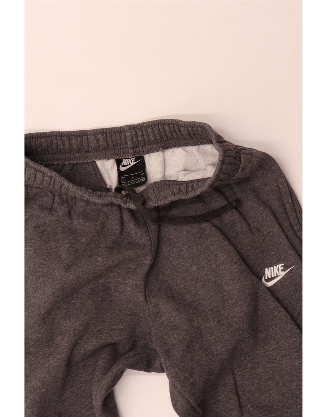 Nike Mens Tracksuit Trousers Joggers Small Grey Cotton